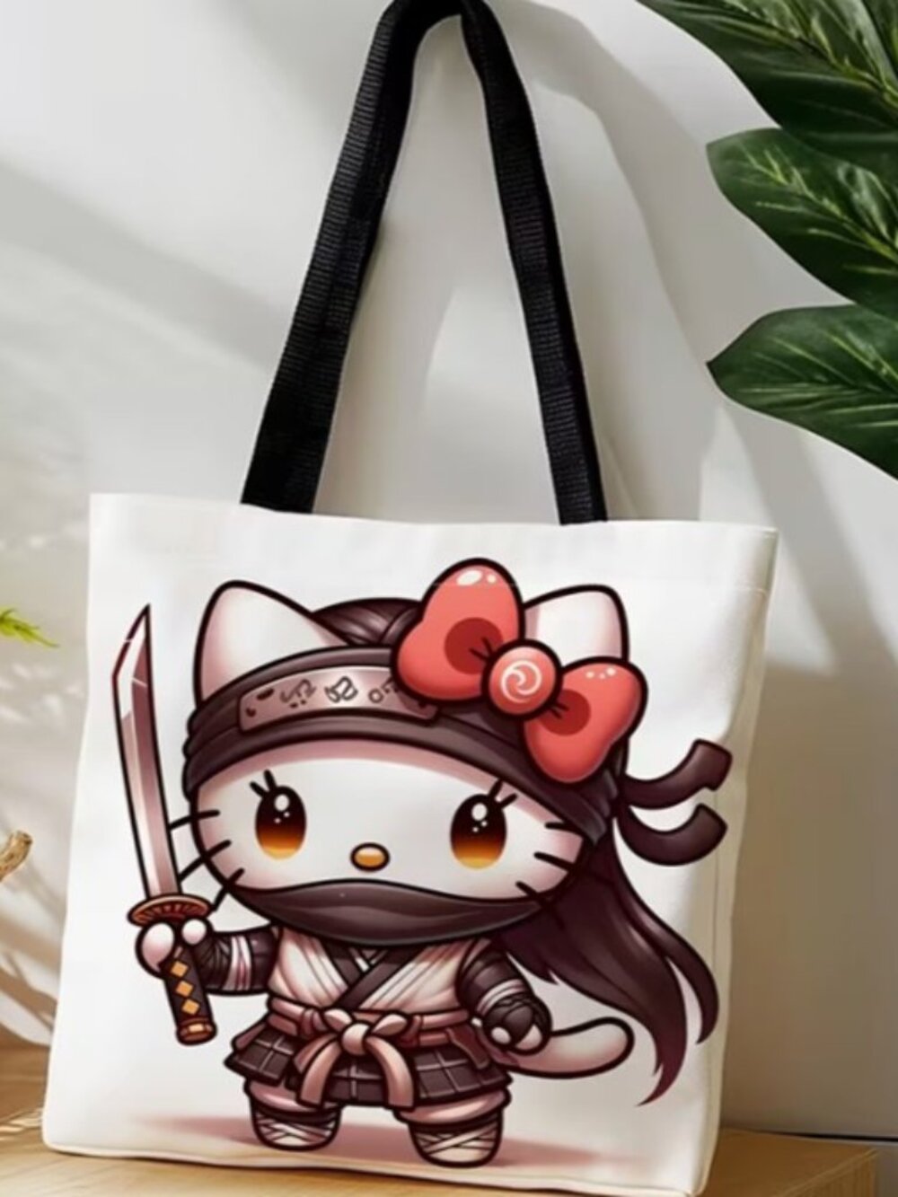 HELLO KITTY “Ninja” Shopping / Tote / Book Bag (BRAND-NEW & SUPER CUTE!)